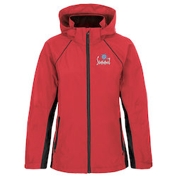 Chambly Colorblock Lightweight Hooded Jacket - Ladies' - 24 hr