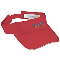 Lightweight Brushed Twill Visor - Embroidered