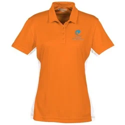 Side Swipe Colorblock Performance Polo - Ladies' - 24 hr