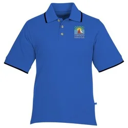 Tipped Combed Cotton Pique Polo - Men's - 24 hr