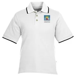 Tipped Combed Cotton Pique Polo - Men's - 24 hr
