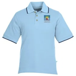 Tipped Combed Cotton Pique Polo - Men's - 24 hr