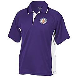Tipped Colorblock Wicking Polo - Men's - Full Color