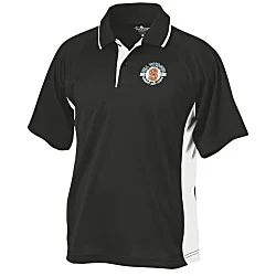 Tipped Colorblock Wicking Polo - Men's - Full Color