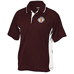 Tipped Colorblock Wicking Polo - Men's - Full Color