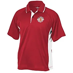 Tipped Colorblock Wicking Polo - Men's - Full Color