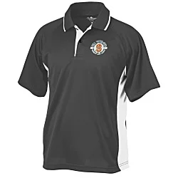 Tipped Colorblock Wicking Polo - Men's - Full Color