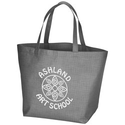 Crosshatched Non-Woven Tote Bag - 24 hr