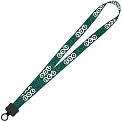 Dye-Sub Lanyard - 3/4" - 32" - Plastic O-Ring - Damask - 24 hr