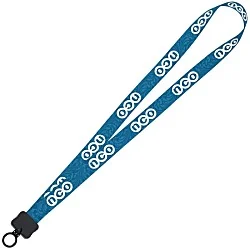 Dye-Sub Lanyard - 3/4" - 32" - Plastic O-Ring - Damask - 24 hr