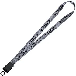 Dye-Sub Lanyard - 3/4" - 32" - Snap Buckle Release - Damask - 24 hr