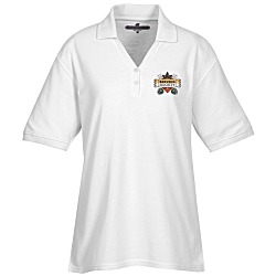 Soft Touch Pique Y-Placket Sport Shirt - Ladies' - Full Color