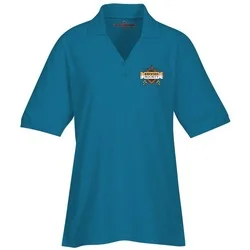 Soft Touch Pique Y-Placket Sport Shirt - Ladies' - Full Color