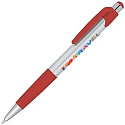 Mardi Gras Pen - Silver - Full Color