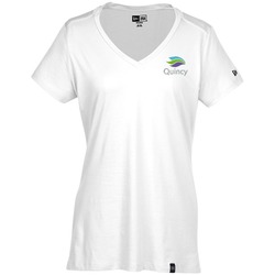 New Era Legacy Blend V-Neck Tee - Ladies' - Embroidered