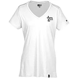 New Era Legacy Blend V-Neck Tee - Ladies' - Screen