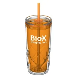 Refresh Simplex Tumbler with Straw - 16 oz. - 24 hr