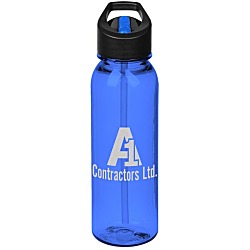Outdoor Bottle with Two-Tone Flip Straw Lid - 24 oz.