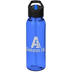 Outdoor Bottle with Two-Tone Flip Straw Lid - 24 oz.