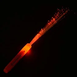 Flashing Fiber Optic Wand