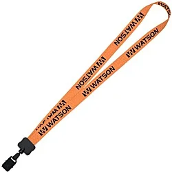 Dye-Sub Lanyard - 3/4" - 32" - Large Metal Bulldog Clip - Chevron - 24 hr