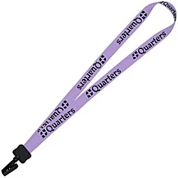 Dye-Sub Lanyard - 3/4" - 32" - Plastic Bulldog Clip - Chevron - 24 hr