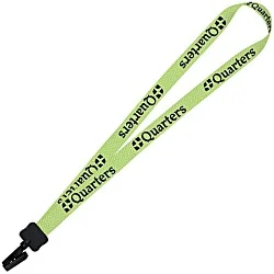 Dye-Sub Lanyard - 3/4" - 32" - Plastic Bulldog Clip - Chevron - 24 hr