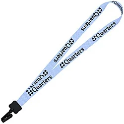 Dye-Sub Lanyard - 3/4" - 32" - Plastic Bulldog Clip - Chevron - 24 hr