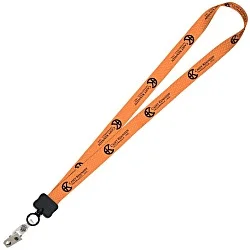 Dye-Sub Lanyard - 3/4" - 32" - Snap with Metal Bulldog Clip - Chevron - 24 hr