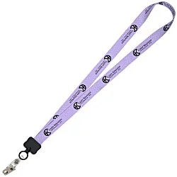 Dye-Sub Lanyard - 3/4" - 32" - Snap with Metal Bulldog Clip - Chevron - 24 hr