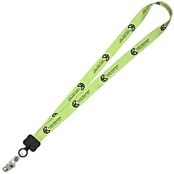 Dye-Sub Lanyard - 3/4" - 32" - Snap with Metal Bulldog Clip - Chevron - 24 hr