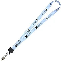 Dye-Sub Lanyard - 3/4" - 32" - Snap with Metal Bulldog Clip - Chevron - 24 hr