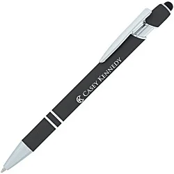 Incline Soft Touch Stylus Metal Pen - Laser Engraved