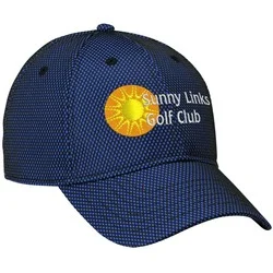 Premium Cotton Twill with Mesh Overlay Cap - 24 hr