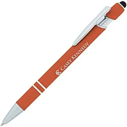 Incline Soft Touch Stylus Metal Pen - Laser Engraved - 24 hr