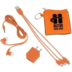 Stretchy Ear Bud Charging Set
