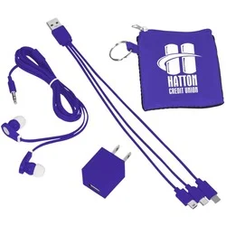 Stretchy Ear Bud Charging Set