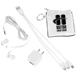 Stretchy Ear Bud Charging Set