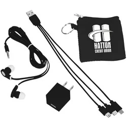 Stretchy Ear Bud Charging Set