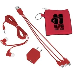 Stretchy Ear Bud Charging Set