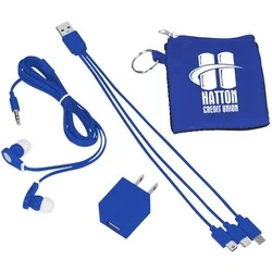 Stretchy Ear Bud Charging Set