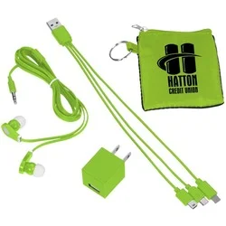 Stretchy Ear Bud Charging Set