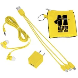 Stretchy Ear Bud Charging Set