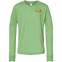 Bella+Canvas Long Sleeve Crewneck T-Shirt - Youth - Embroidered