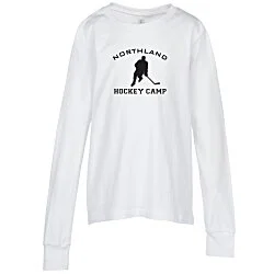 Bella+Canvas Long Sleeve Crewneck T-Shirt - Youth - Screen