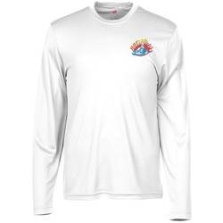 Hanes 4 oz. Cool Dri Long Sleeve T-Shirt - Embroidered