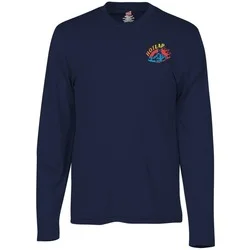 Hanes 4 oz. Cool Dri Long Sleeve T-Shirt - Embroidered