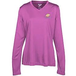 Zone Performance Long Sleeve Tee - Ladies' - Embroidered