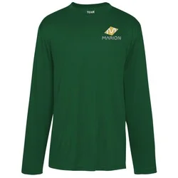 Zone Performance Long Sleeve Tee - Men's - Embroidered