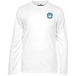 BLU-X-DRI Stain Release Performance LS T-Shirt - Men's - Embroidered